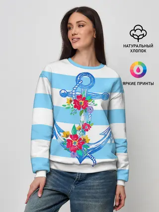 Женский свитшот / Якорь
