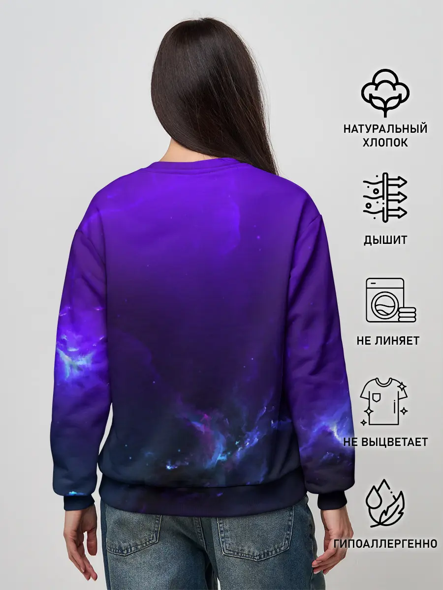 Женский свитшот / Alan Walker SPACE COLLECTION