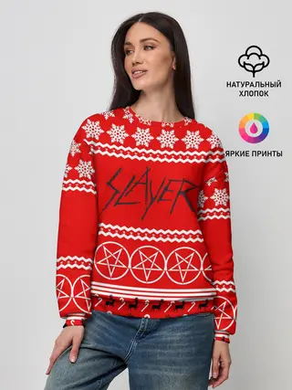 Женский свитшот / Праздничный Slayer