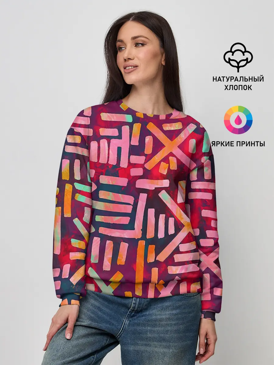 Женский свитшот / Geometry