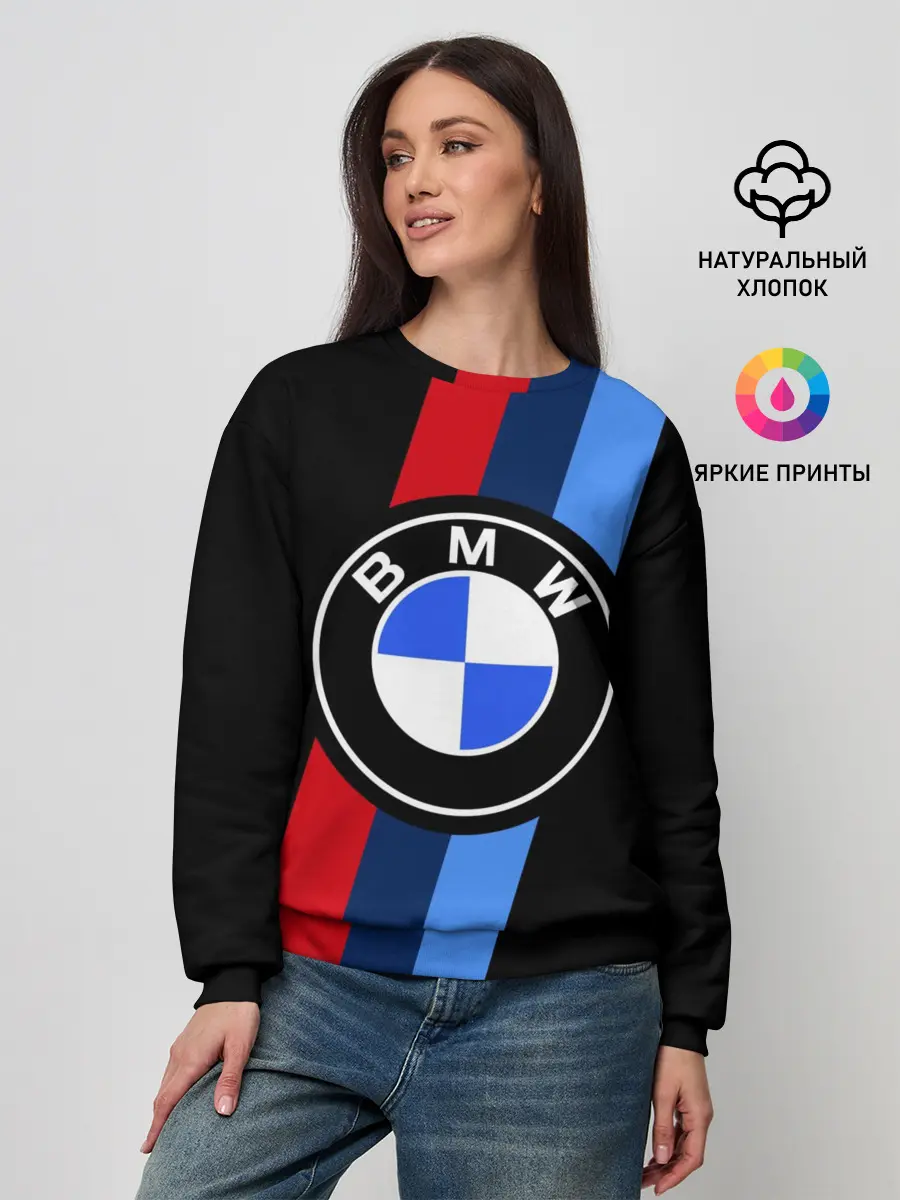 Женский свитшот / BMW 2021 M SPORT / БМВ М СПОРТ