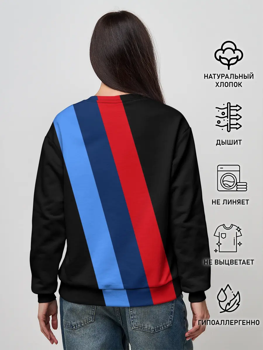 Женский свитшот / BMW 2021 M SPORT / БМВ М СПОРТ