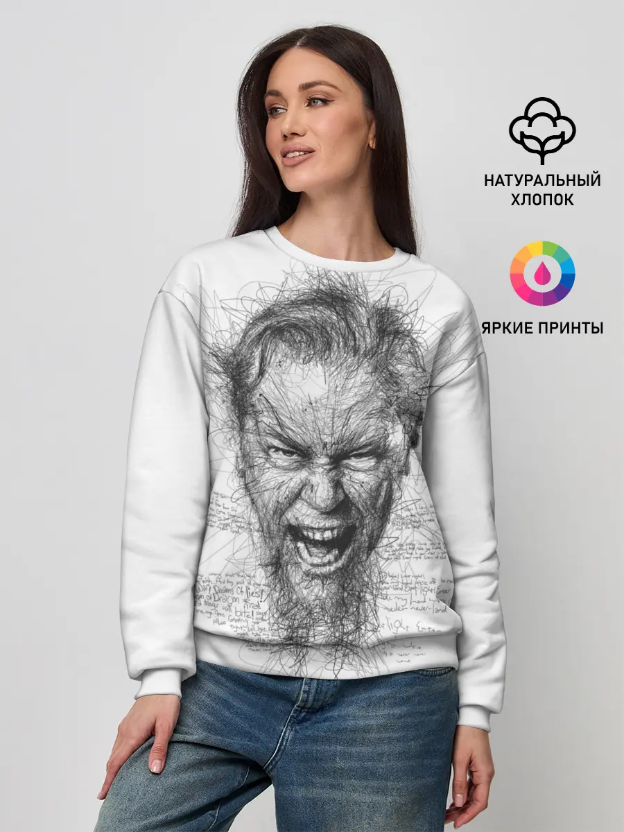 Женский свитшот / Metallica James Alan Hatfield