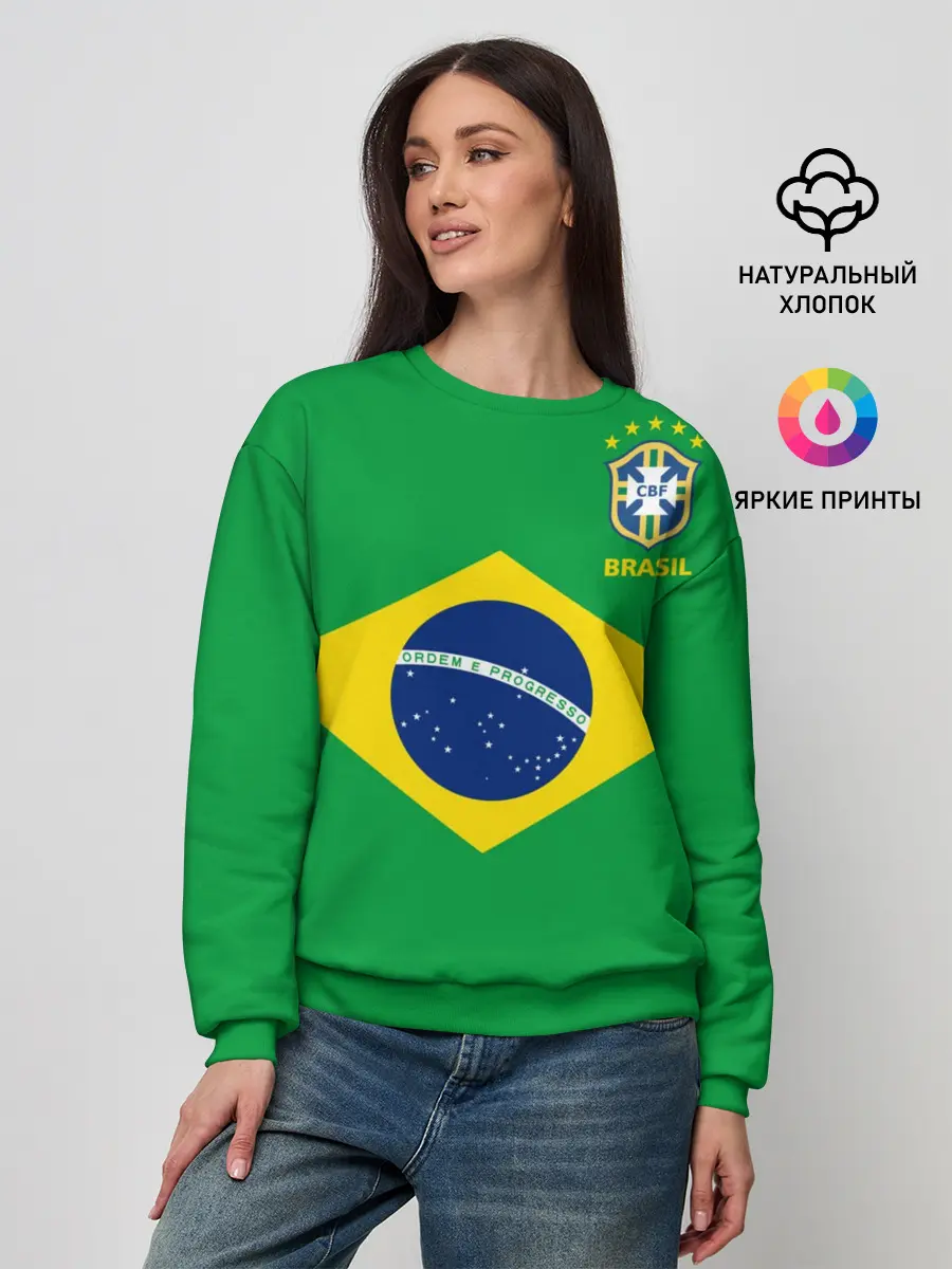 Женский свитшот / Бразилия, форма
