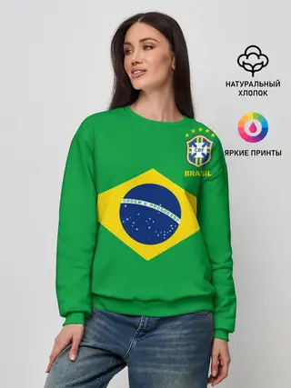 Женский свитшот / Бразилия, форма