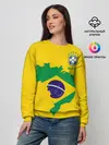 Женский свитшот / Бразилия, форма