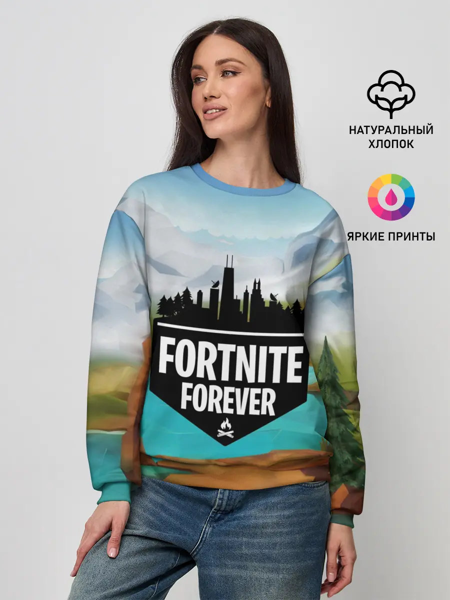 Женский свитшот / Fortnite Forever