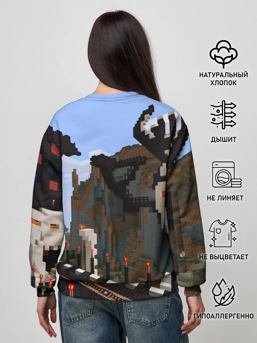 Женский свитшот / Minecraft