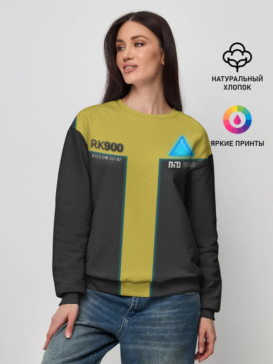 Женский свитшот / TrdDBH, detroit, become human,
