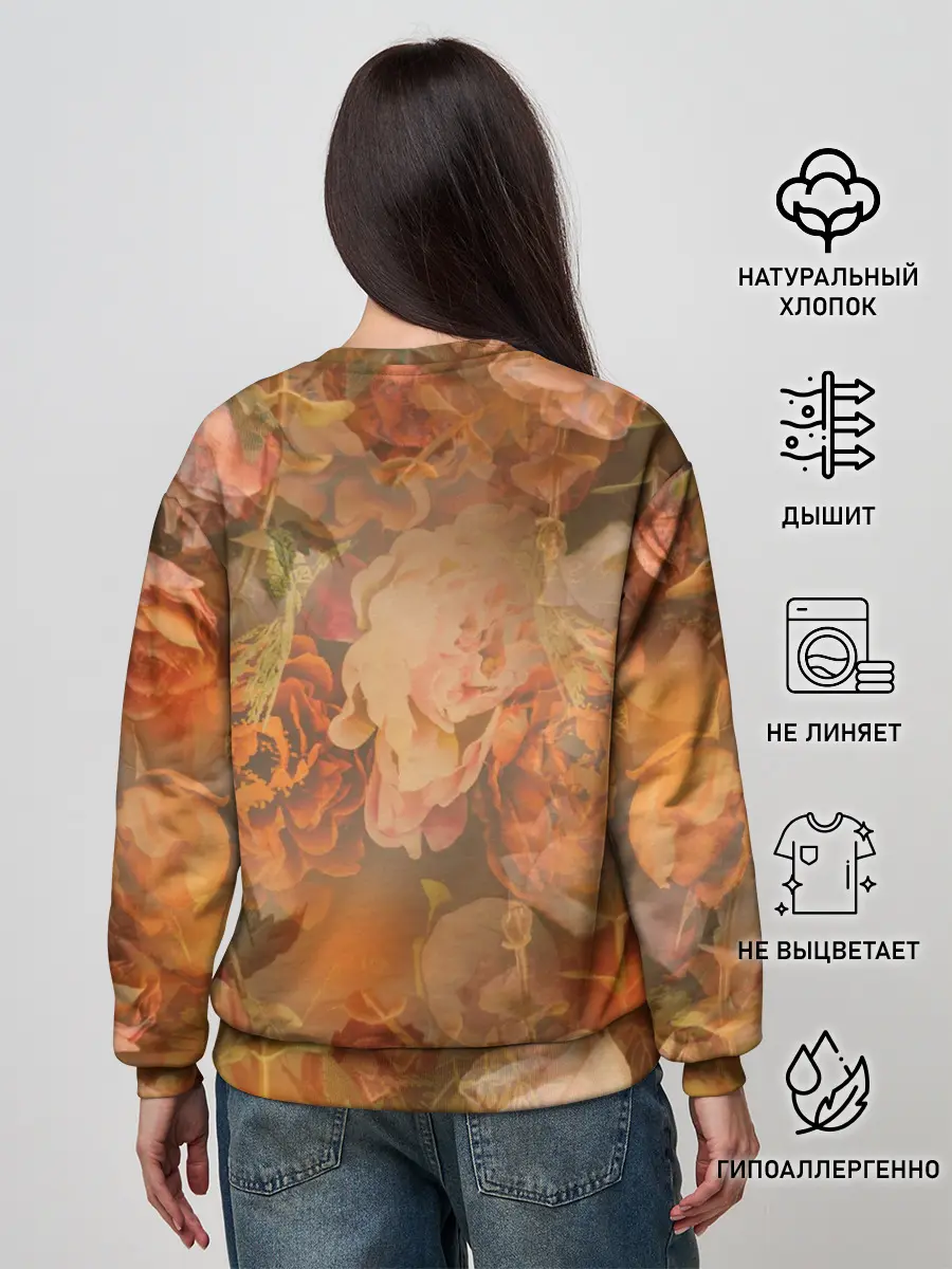 Женский свитшот / Lil Peep rose