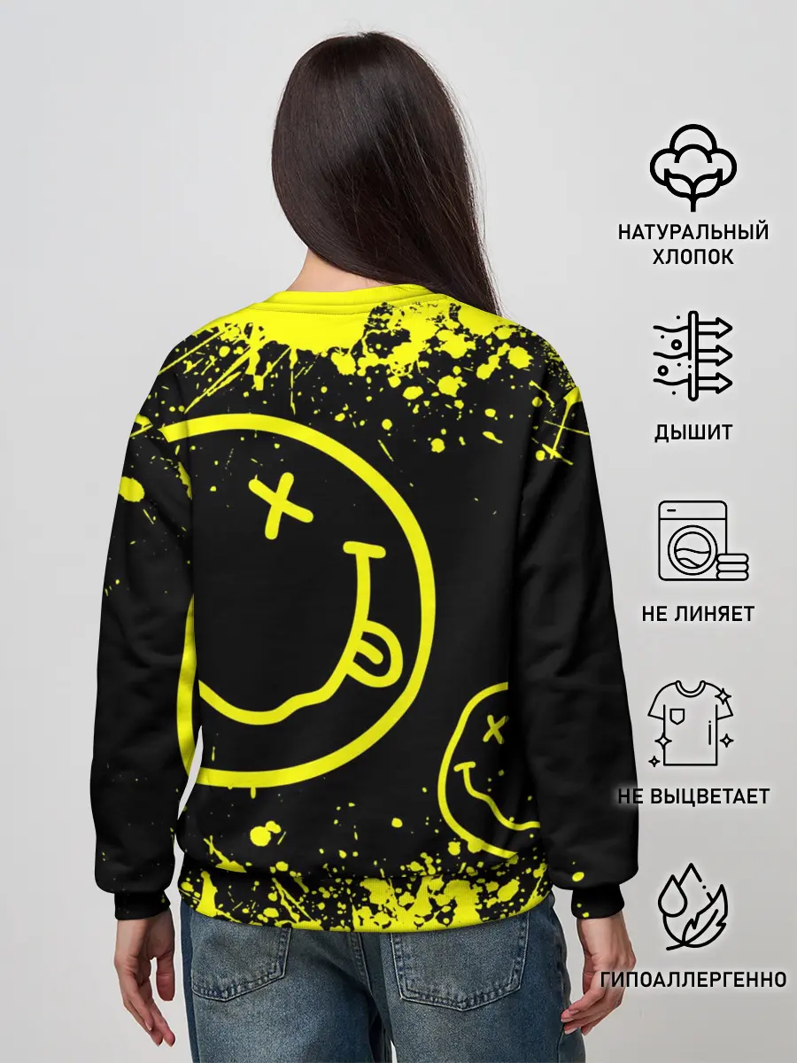 Женский свитшот / Nirvana