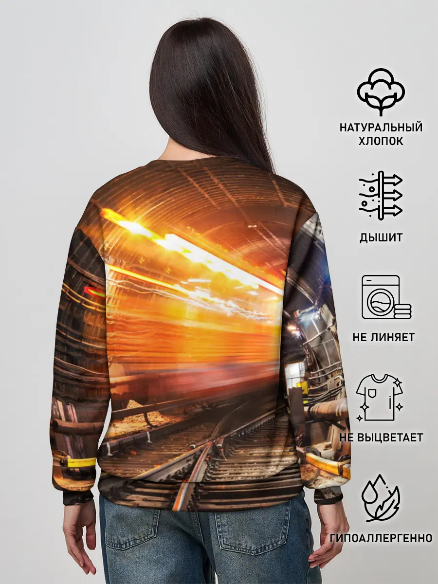 Женский свитшот / metro exodus