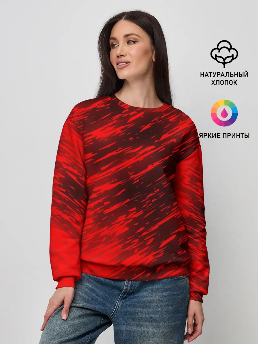 Женский свитшот / RED FIRE STORM