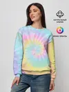 Женский свитшот / Pastel Tie Dye
