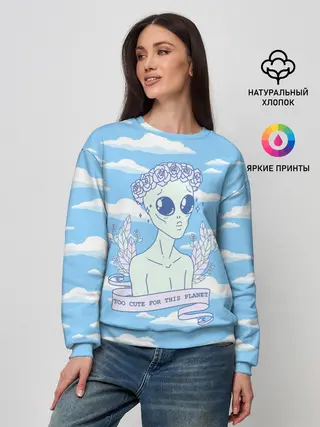 Женский свитшот / Слишком Милый