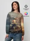 Женский свитшот / Танки