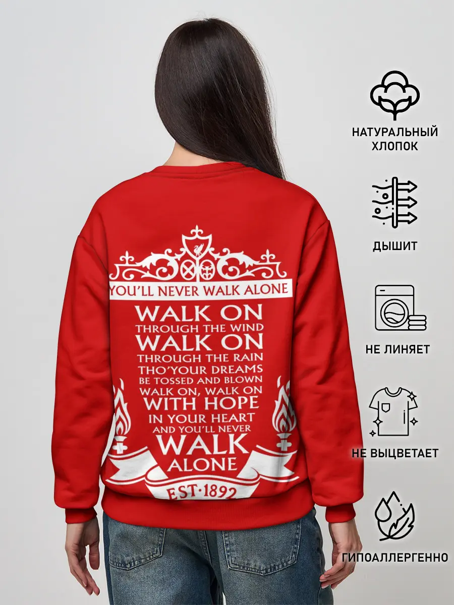 Женский свитшот / Ливерпуль