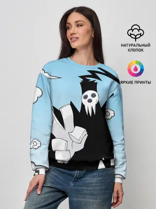 Женский свитшот / Soul Eater - Shinigami