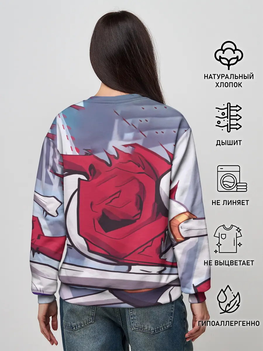 Женский свитшот / Скелет