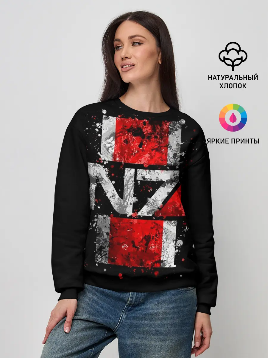 Женский свитшот / Mass Effect N7