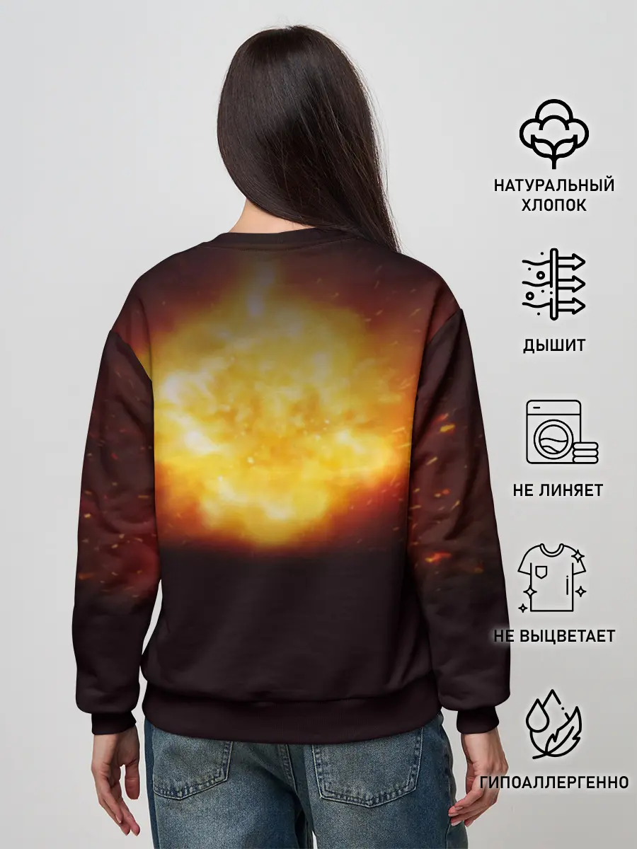 Женский свитшот / Демон-Всадник