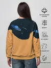 Женский свитшот / Космонавт и чернила