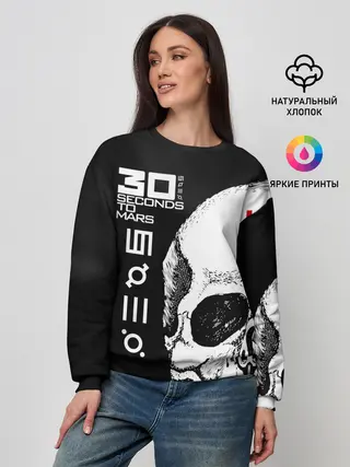 Женский свитшот / 30 Seconds to Mars