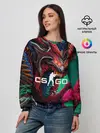 Женский свитшот / CS GO hyper beast skin
