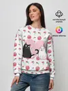 Женский свитшот / Милые котики