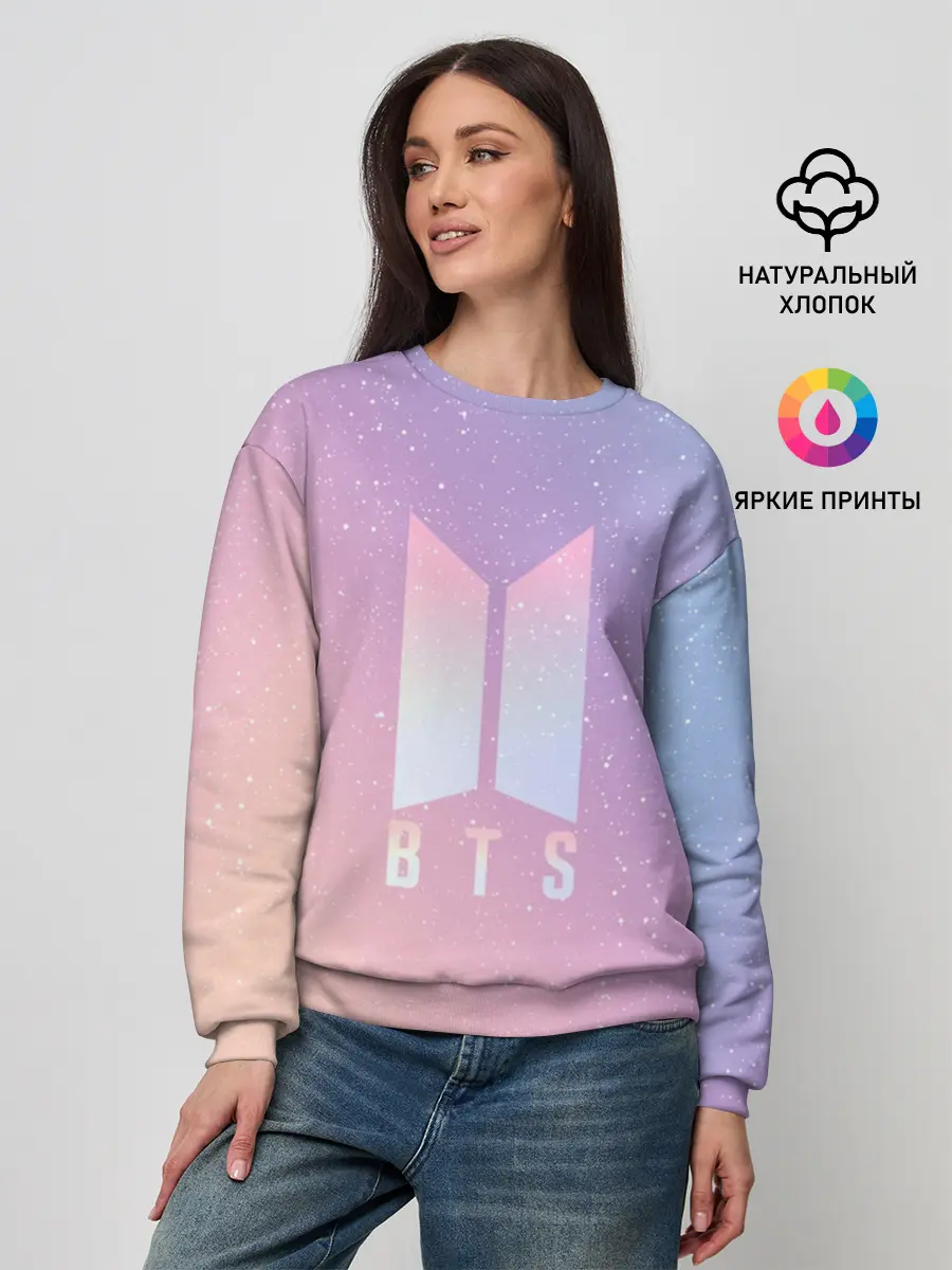 Женский свитшот / BTS LOVE YOURSELF / БТС СТАРС