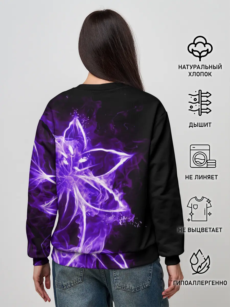 Женский свитшот / Цветок Тьмы