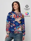Женский свитшот / Экзотический орнамент