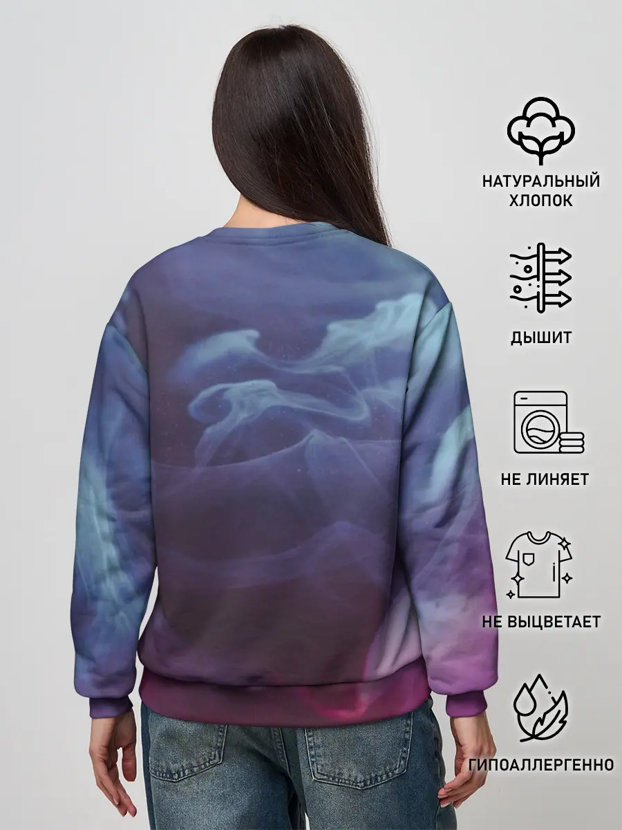 Женский свитшот / Футболка Smoke