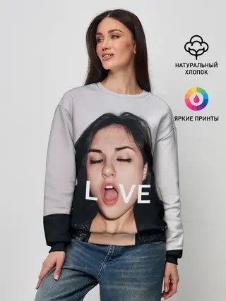 Женский свитшот / Sasha Grey LOVE