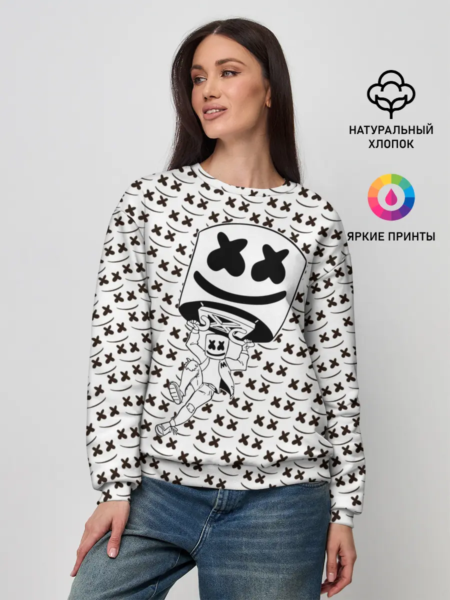 Женский свитшот / Fortnite Marshmello