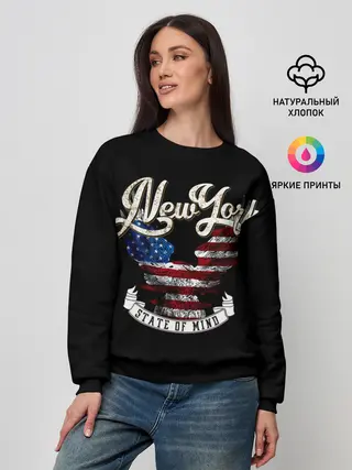 Женский свитшот / New York, state of mind