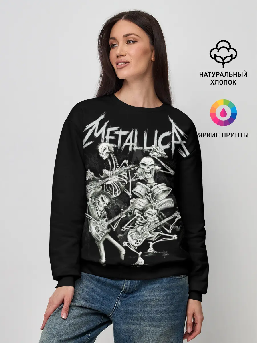 Женский свитшот / Metallica
