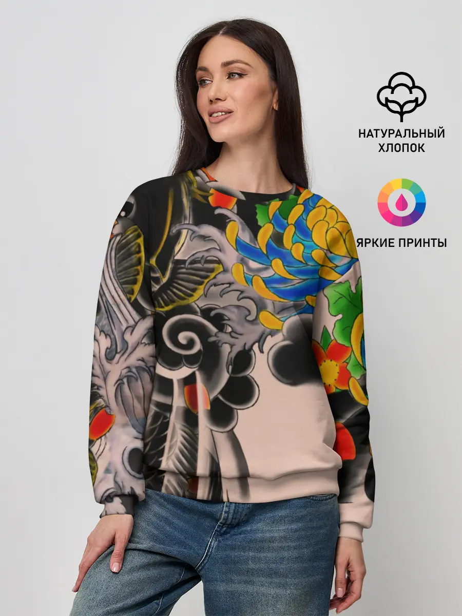 Женский свитшот / Dsquared tattoo