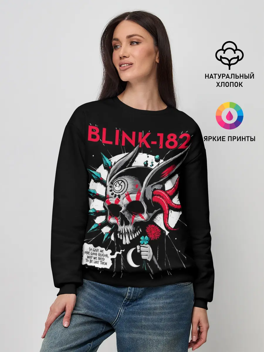 Женский свитшот / Blink 182