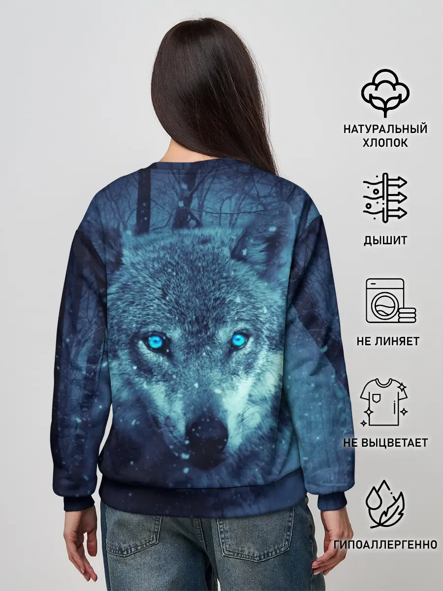 Женский свитшот / Волк