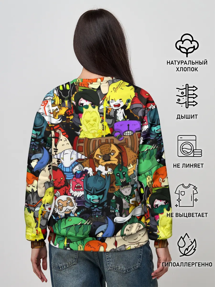 Женский свитшот / Дота 2