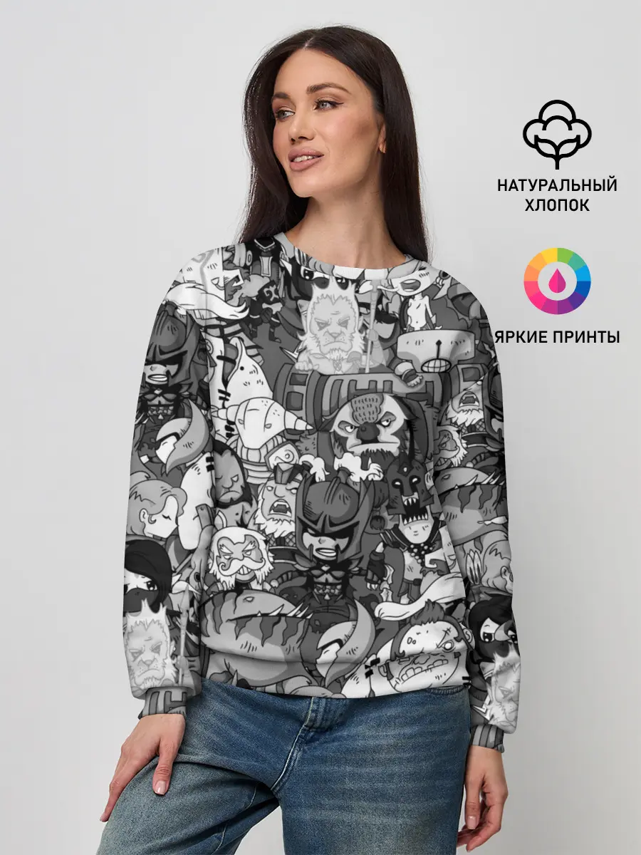 Женский свитшот / Дота 2