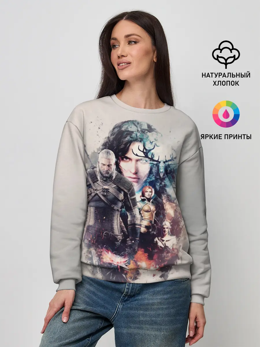 Женский свитшот / Ведьмак