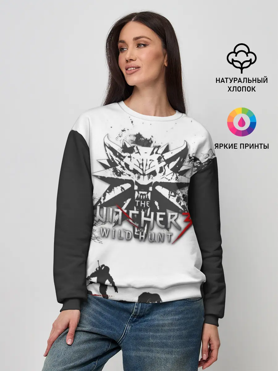 Женский свитшот / The Witcher 3: Wild Hunt