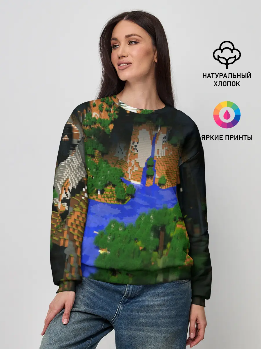 Женский свитшот / Minecraft