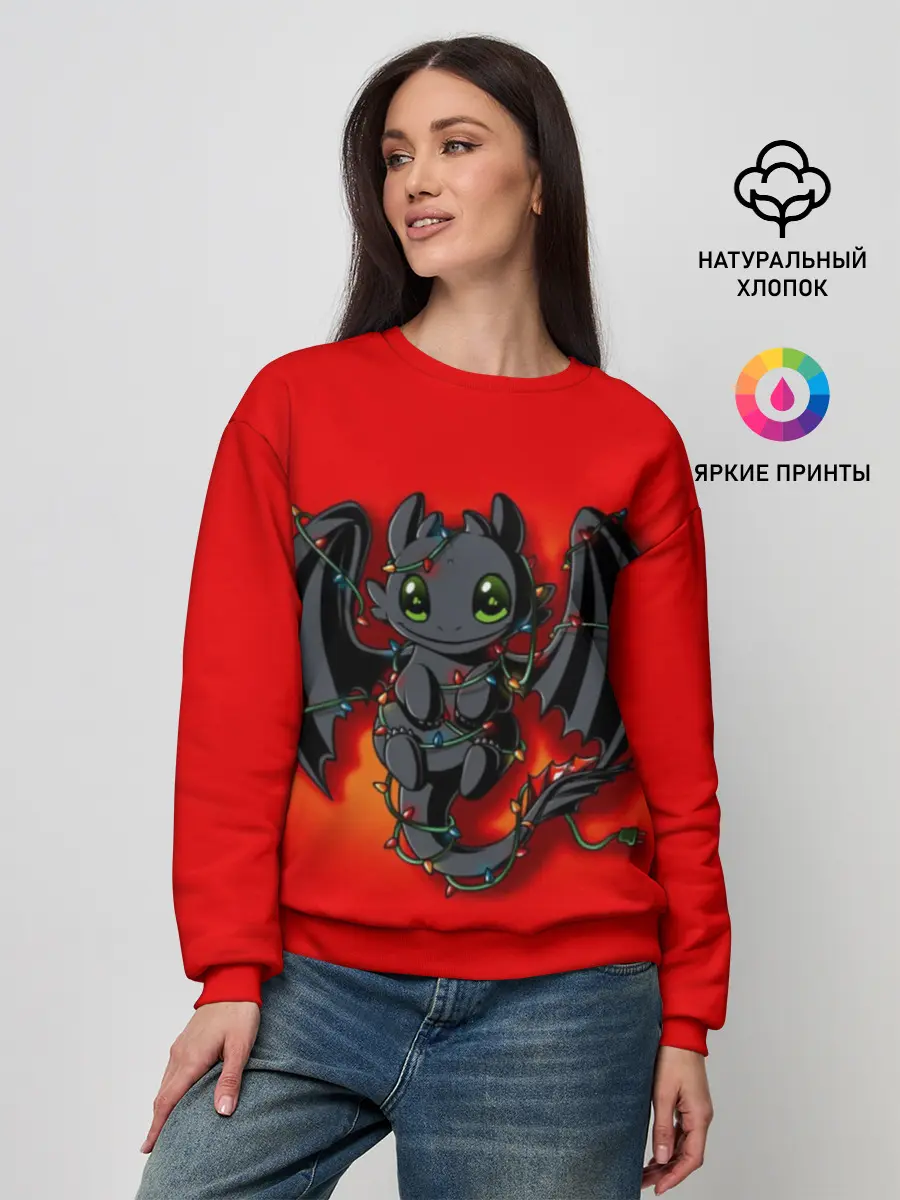 Женский свитшот / Night Fury