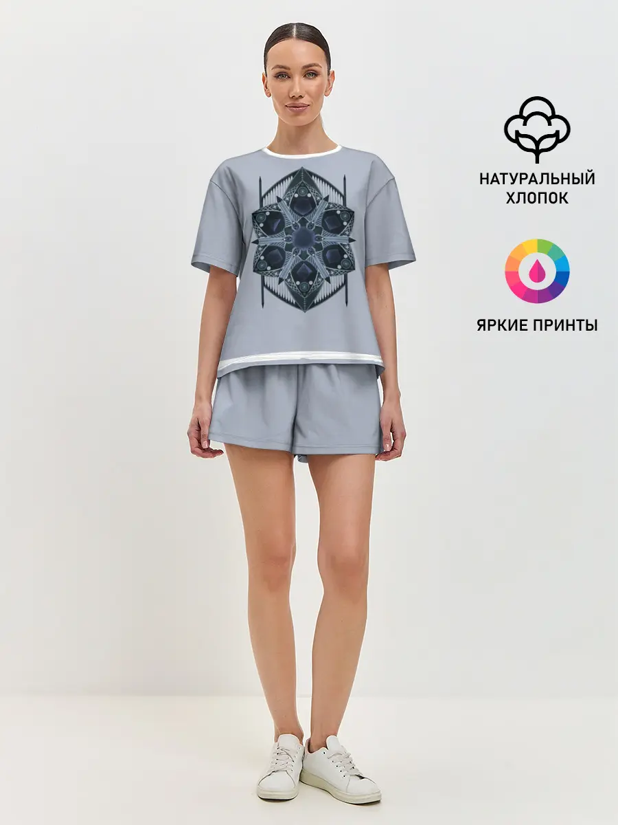 Женская пижама с шортами / ДнД Готика FULL