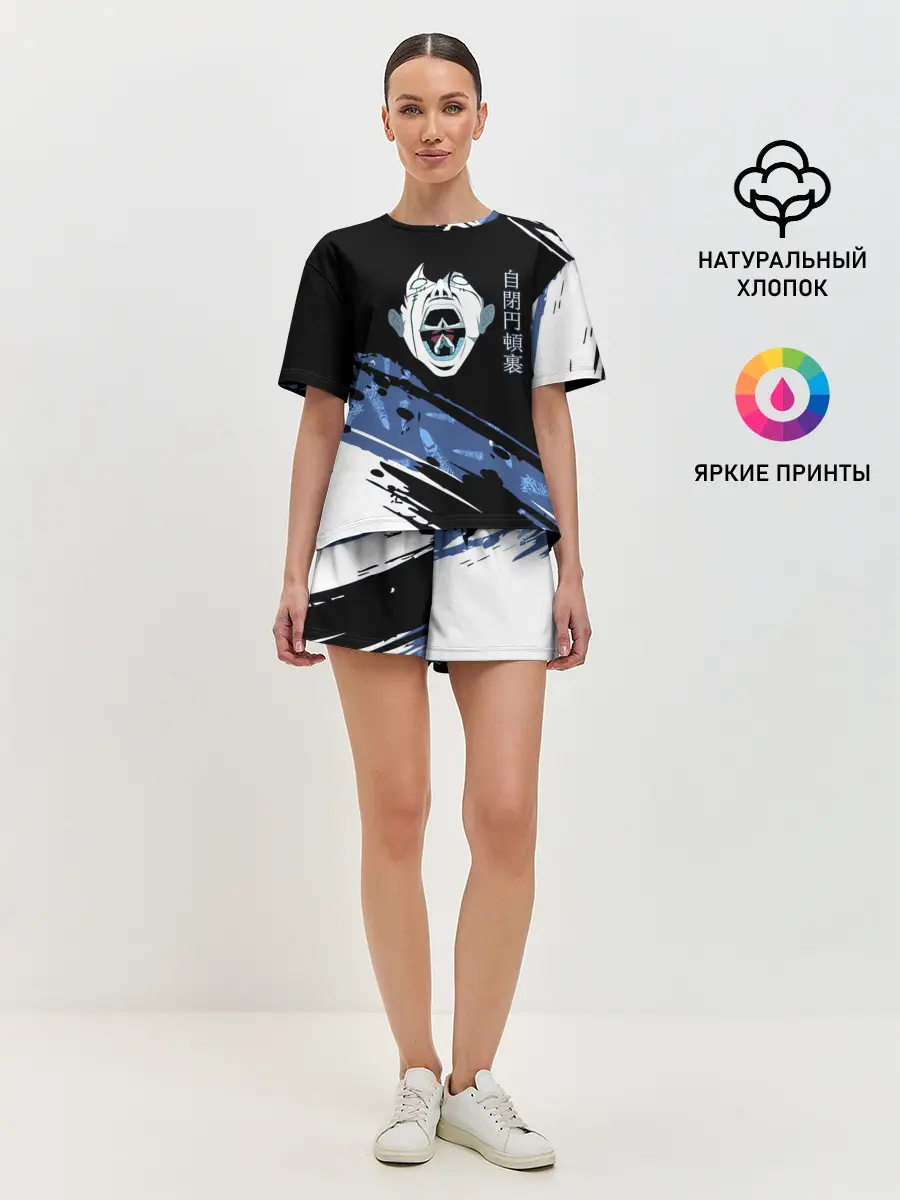 Женская пижама с шортами / Махито Магическая битва