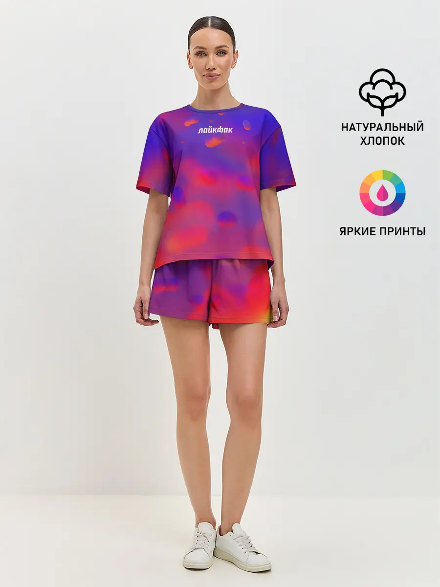 Женская пижама с шортами / Лайкфак / likefuck