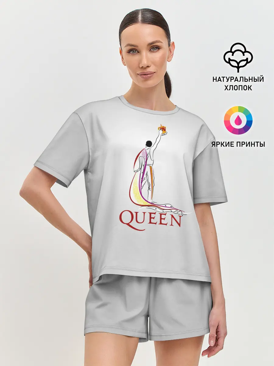 Женская пижама с шортами / Фредди Меркьюри - Queen